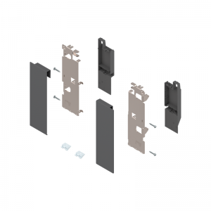 Legrabox mocowanie frontu do szuflady z relingiem ZI7.3CS0 antracyt Blum