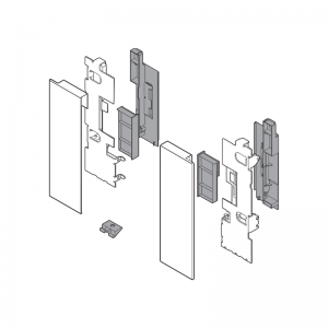 Legrabox mocowanie frontu szuflady wewnętrznej wys. C ZI7.2CS0 antracyt R+L Blum