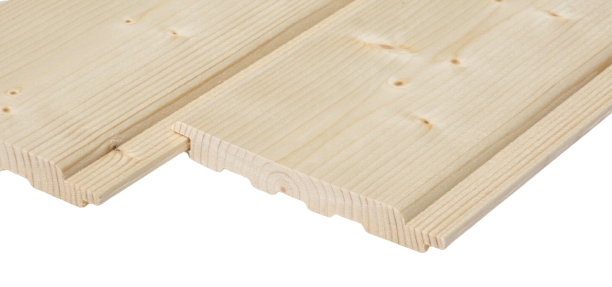 podbitka dachowa drewniana profil softline deska elewacyjna